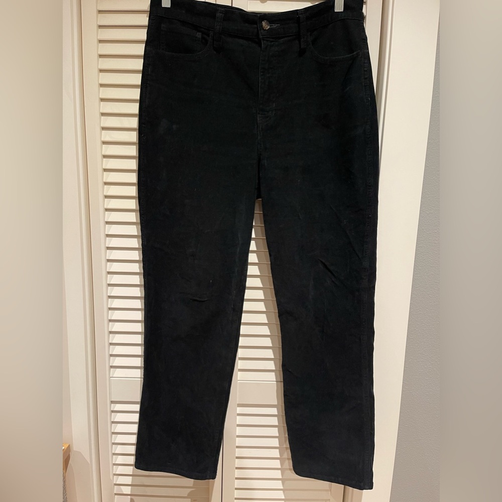 J. Crew Black Corduroy Women’s Classic Straight Pants